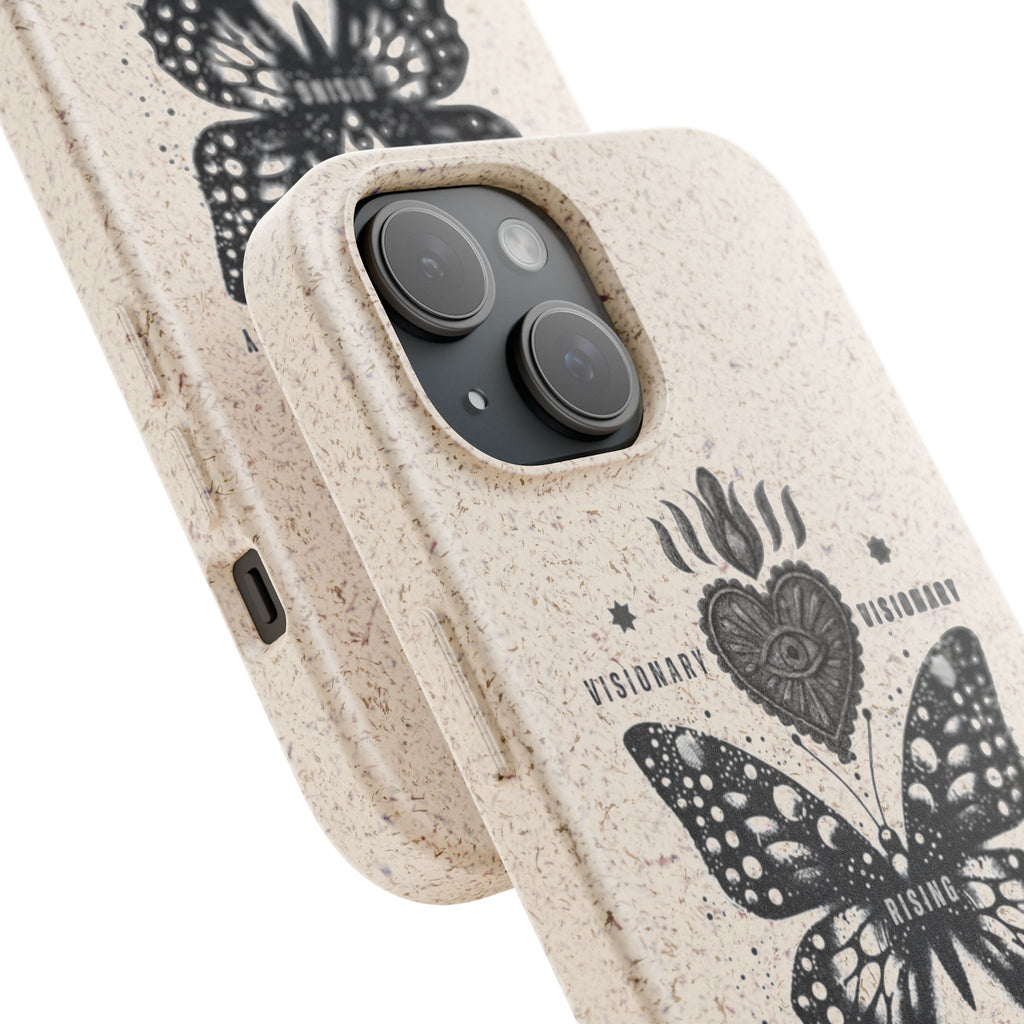 Fearless FEM butterfly phone case | biodegradable eco iPhone case