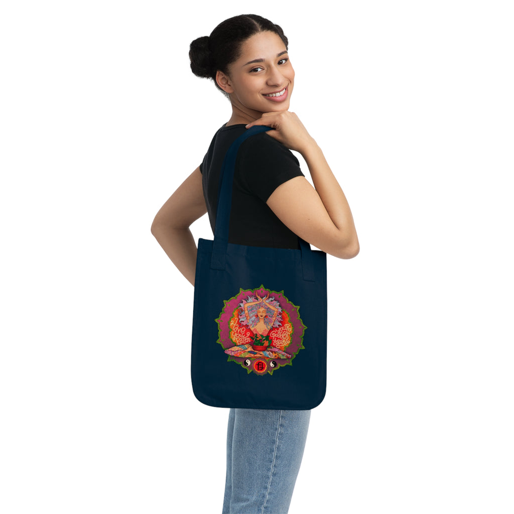 Goddess Tote Bag | Boho Mandala Canvas Tote
