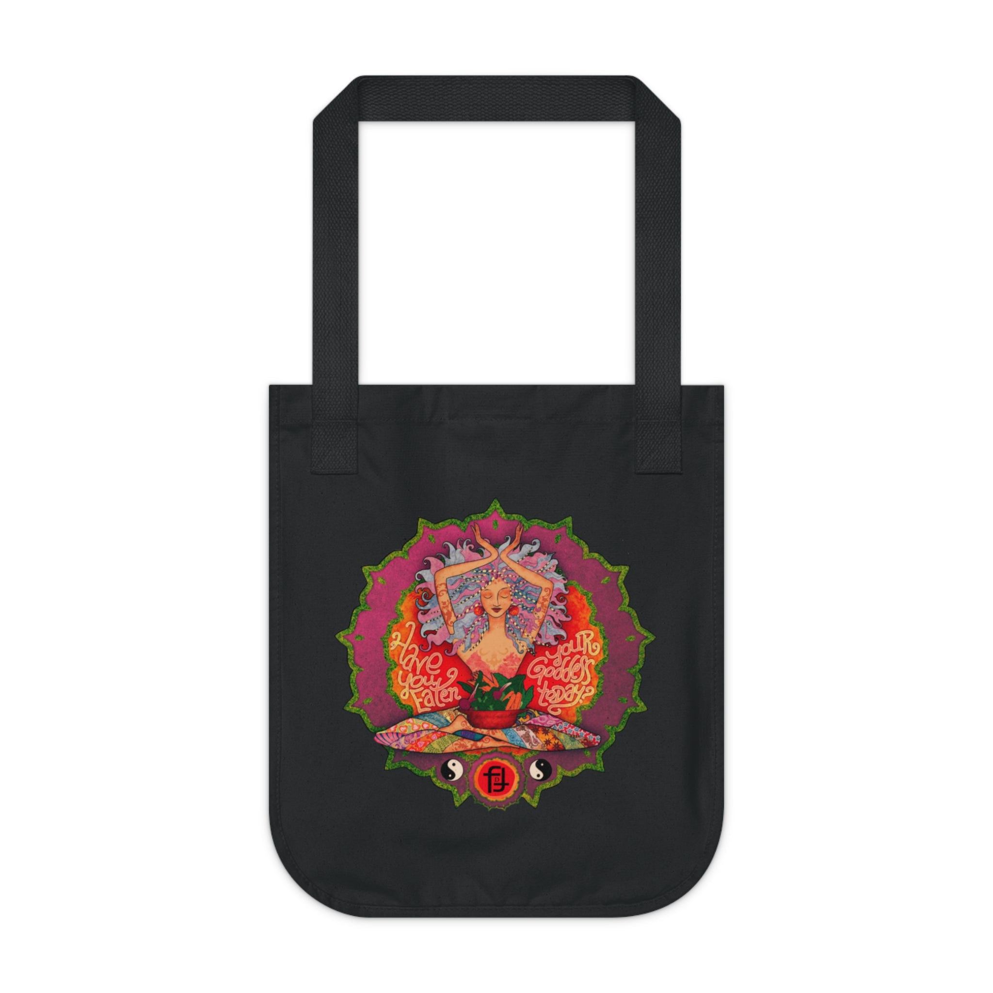 Goddess Tote Bag | Boho Mandala Canvas Tote