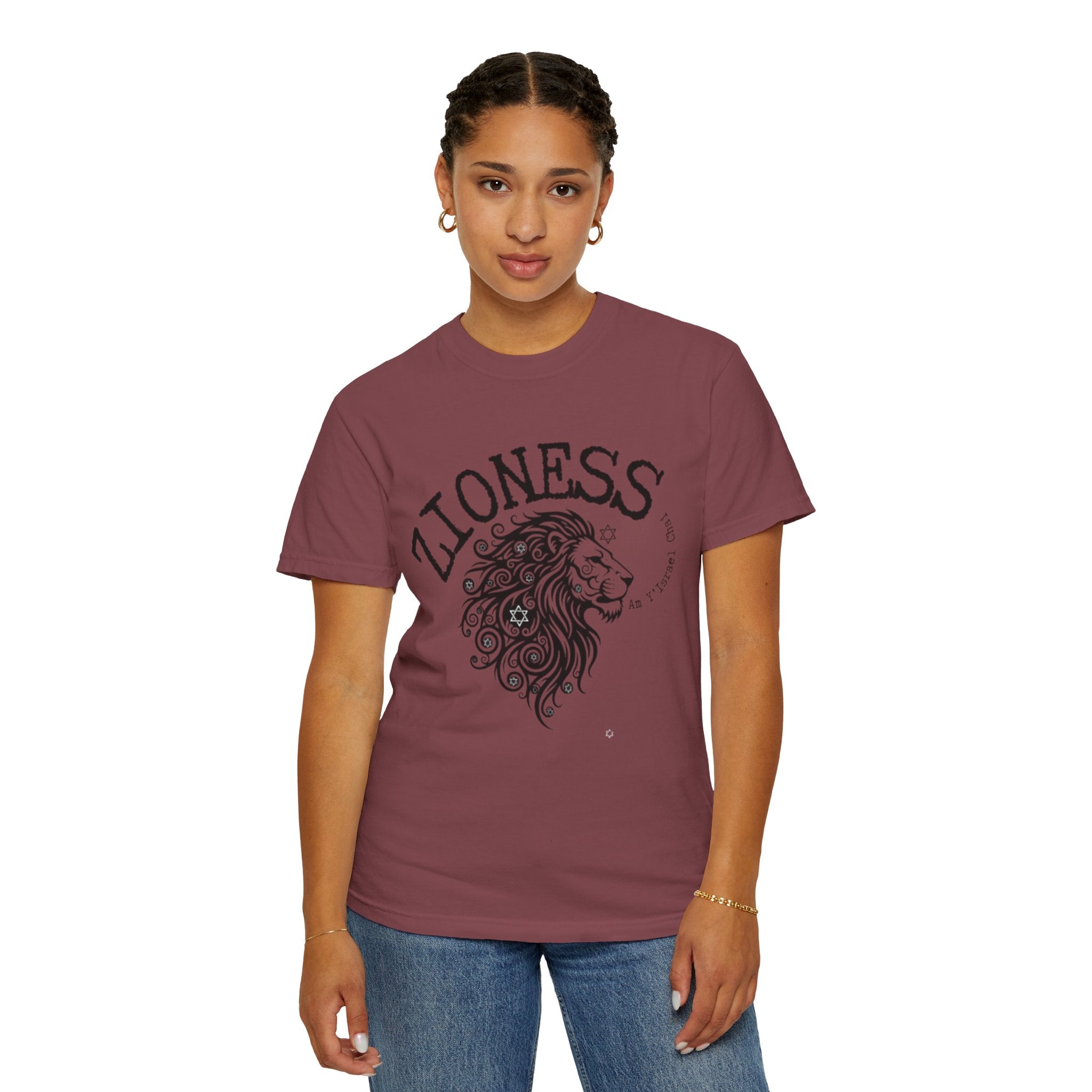 Lioness Zionist T-Shirt for Loud & Proud Jewish Goddesses