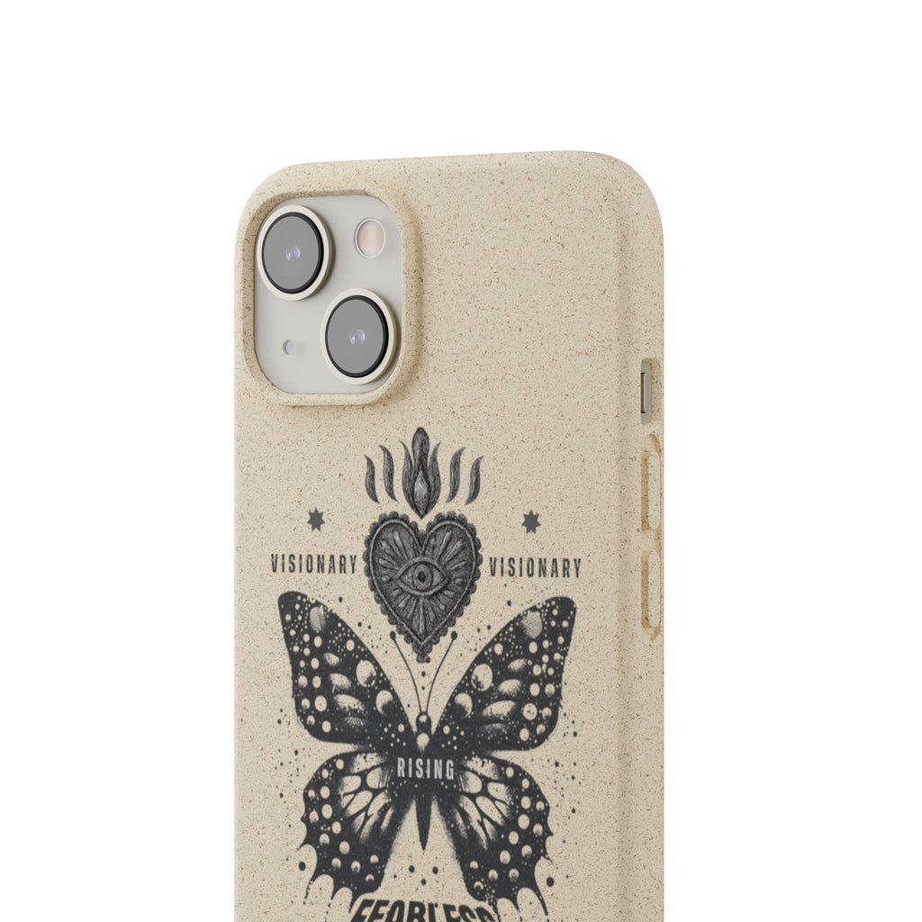 Fearless FEM butterfly phone case | biodegradable eco iPhone case