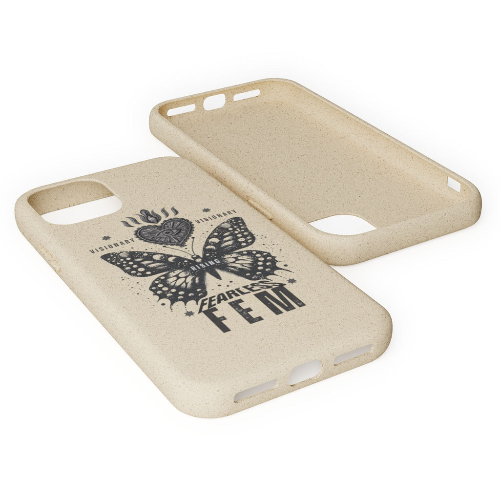Fearless FEM butterfly phone case | biodegradable eco iPhone case