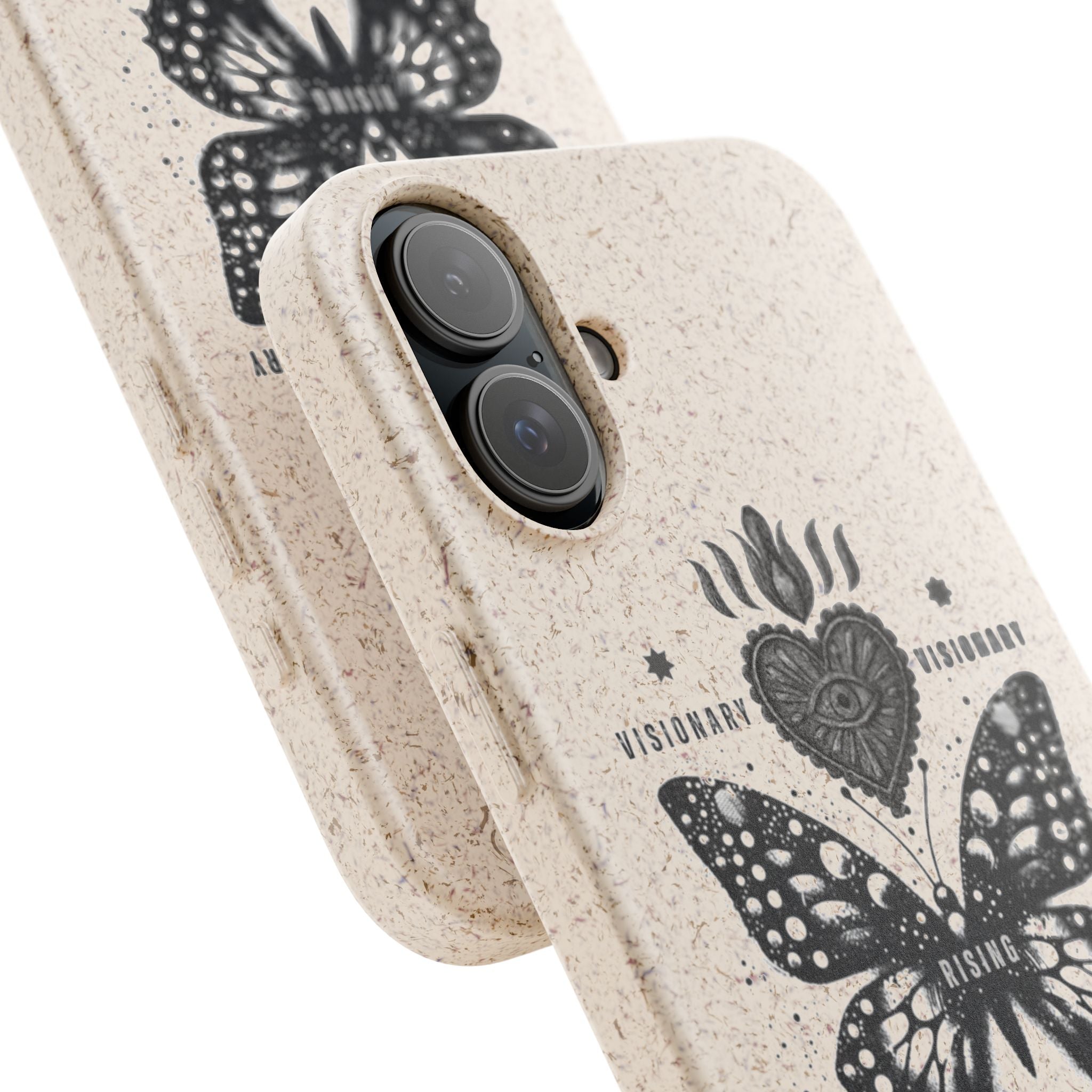 Fearless FEM butterfly phone case | biodegradable eco iPhone case