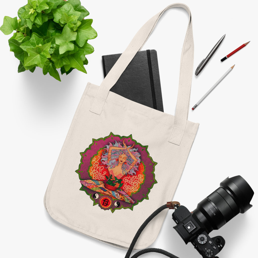 Goddess Tote Bag | Boho Mandala Canvas Tote