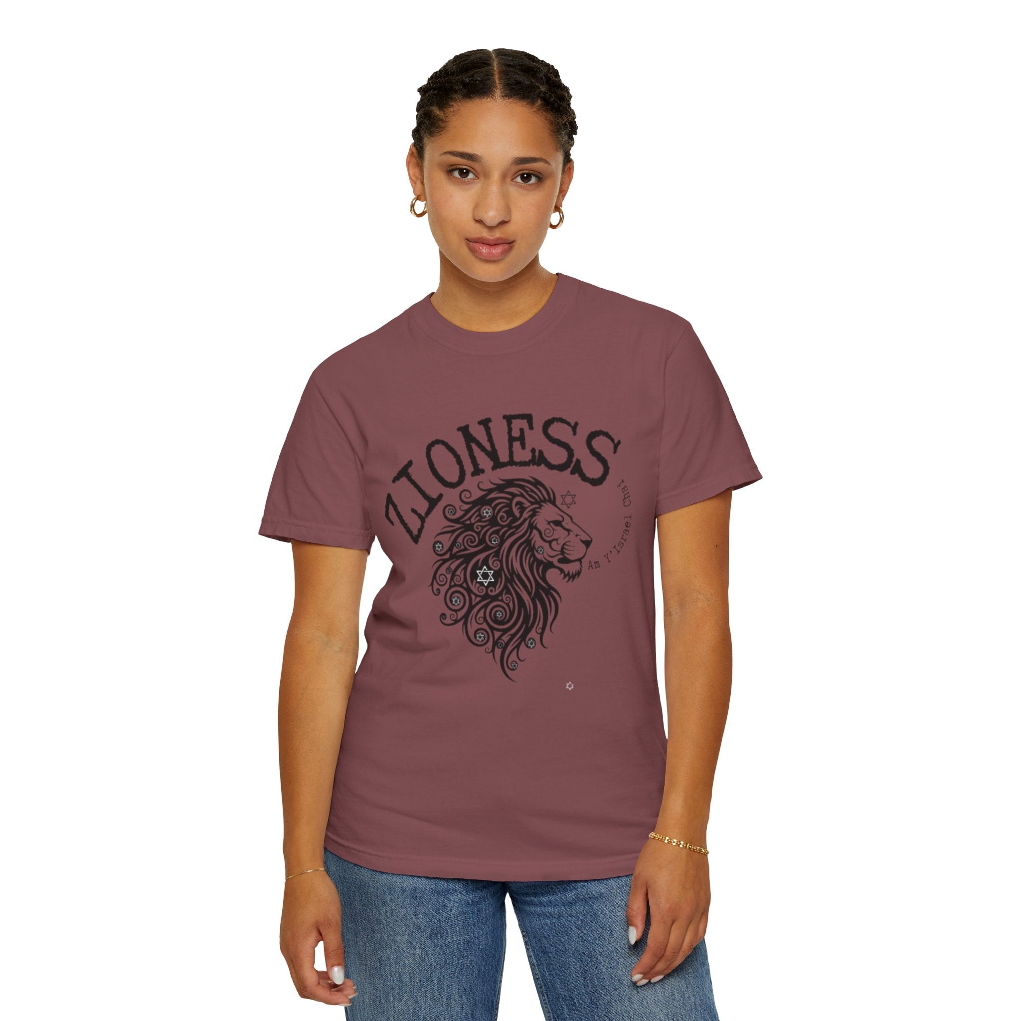 Lioness Zionist T-Shirt for Loud & Proud Jewish Goddesses