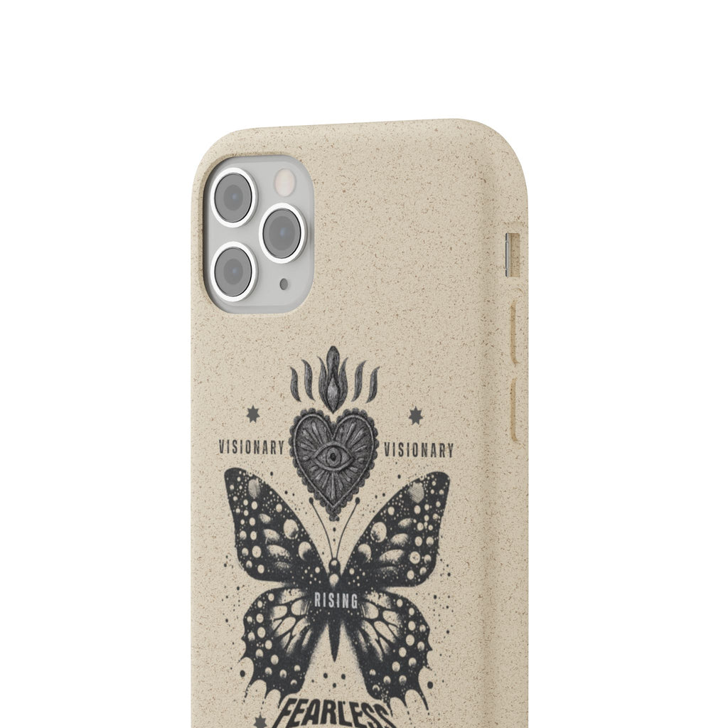 Fearless FEM butterfly phone case | biodegradable eco iPhone case