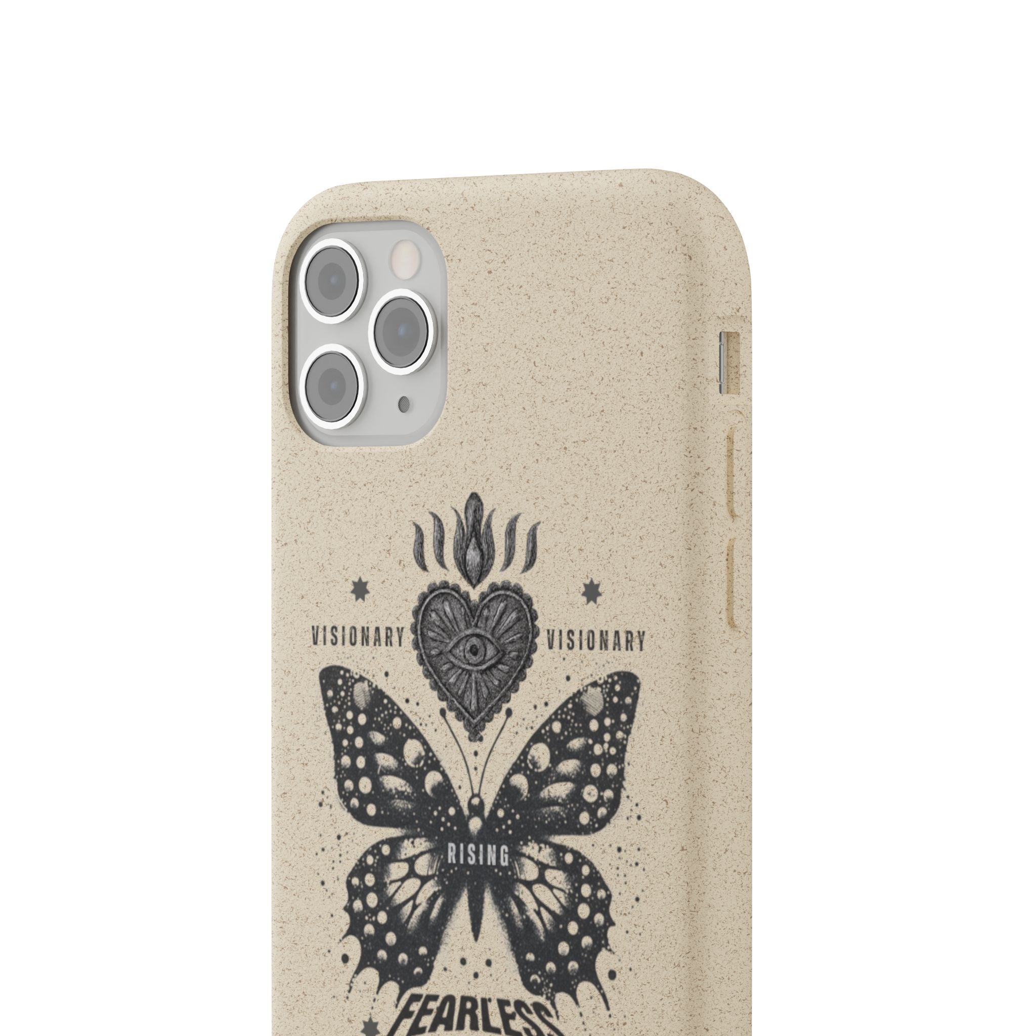 Fearless FEM butterfly phone case | biodegradable eco iPhone case