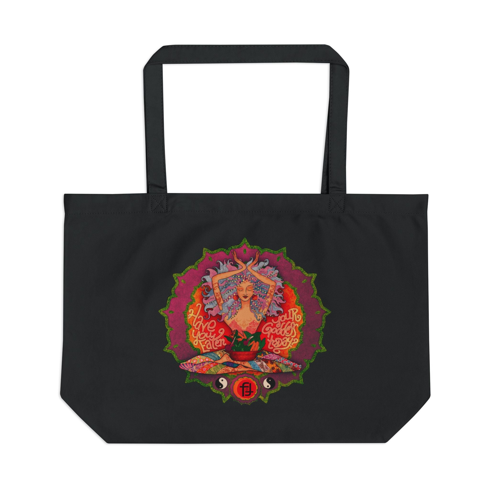 Goddess Mandala Tote | Eco Canvas Large Tote