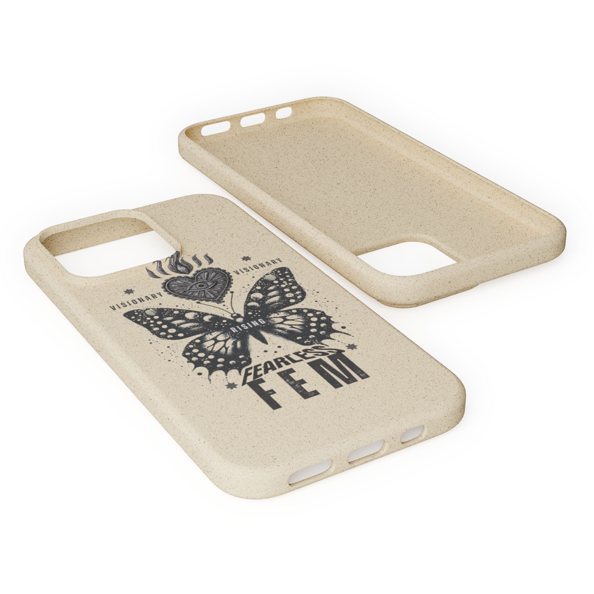 Fearless FEM butterfly phone case | biodegradable eco iPhone case