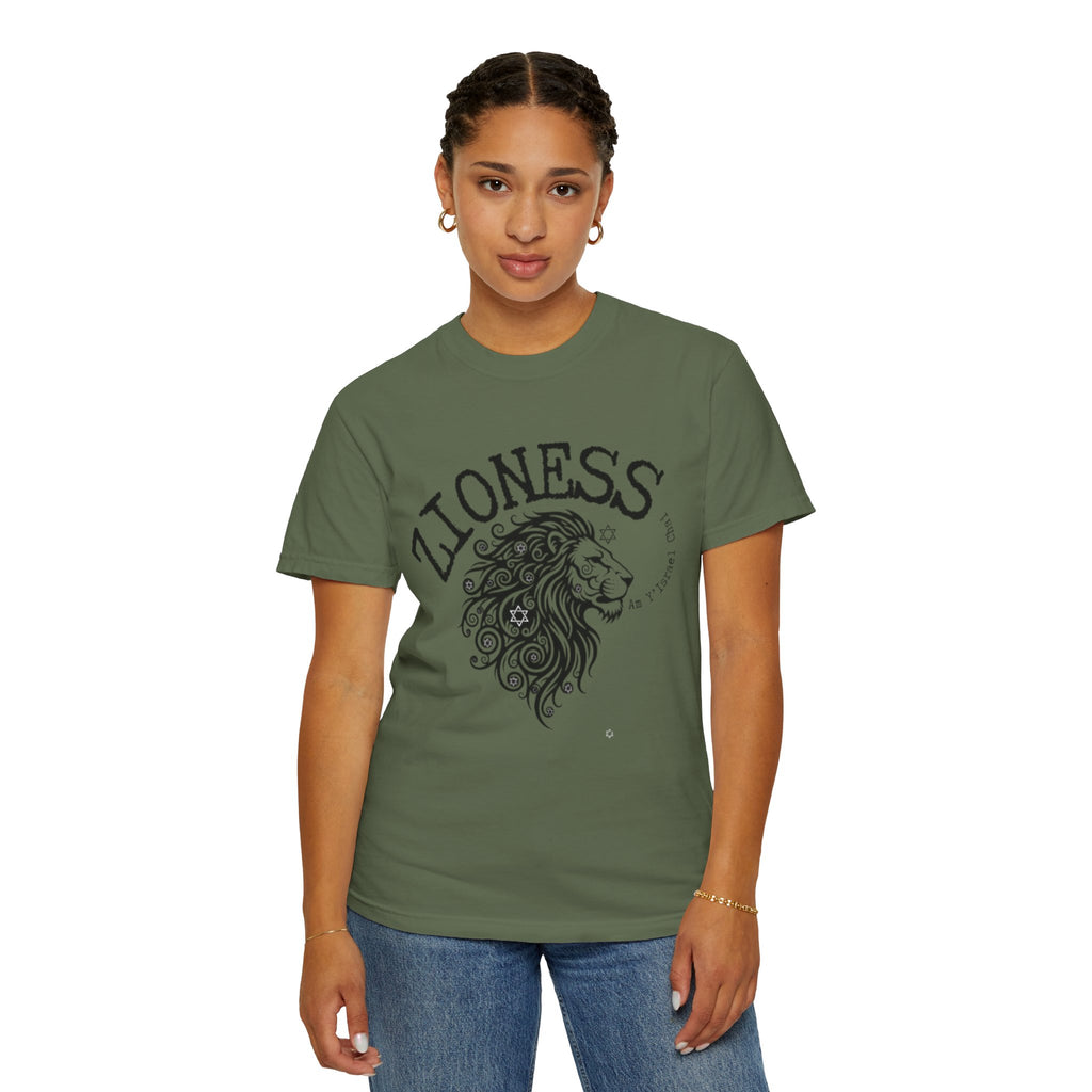 Lioness Zionist T-Shirt for Loud & Proud Jewish Goddesses