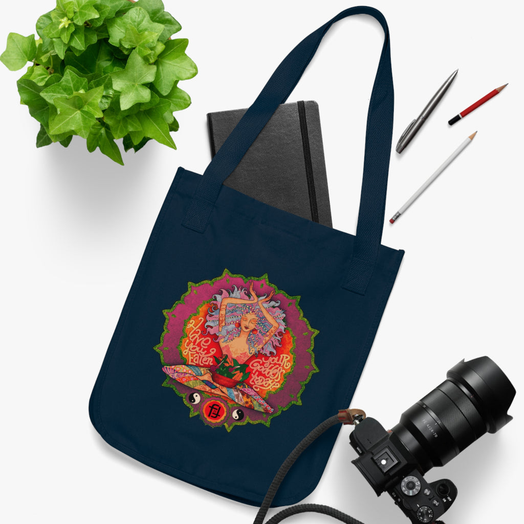 Goddess Tote Bag | Boho Mandala Canvas Tote