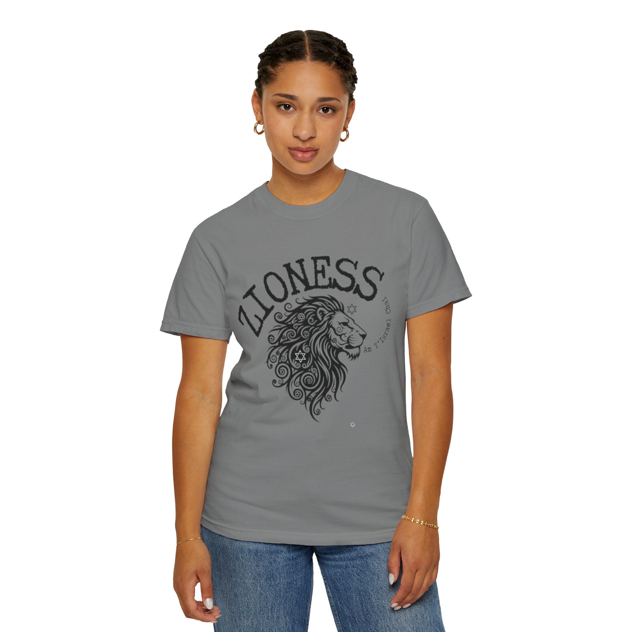 Lioness Zionist T-Shirt for Loud & Proud Jewish Goddesses