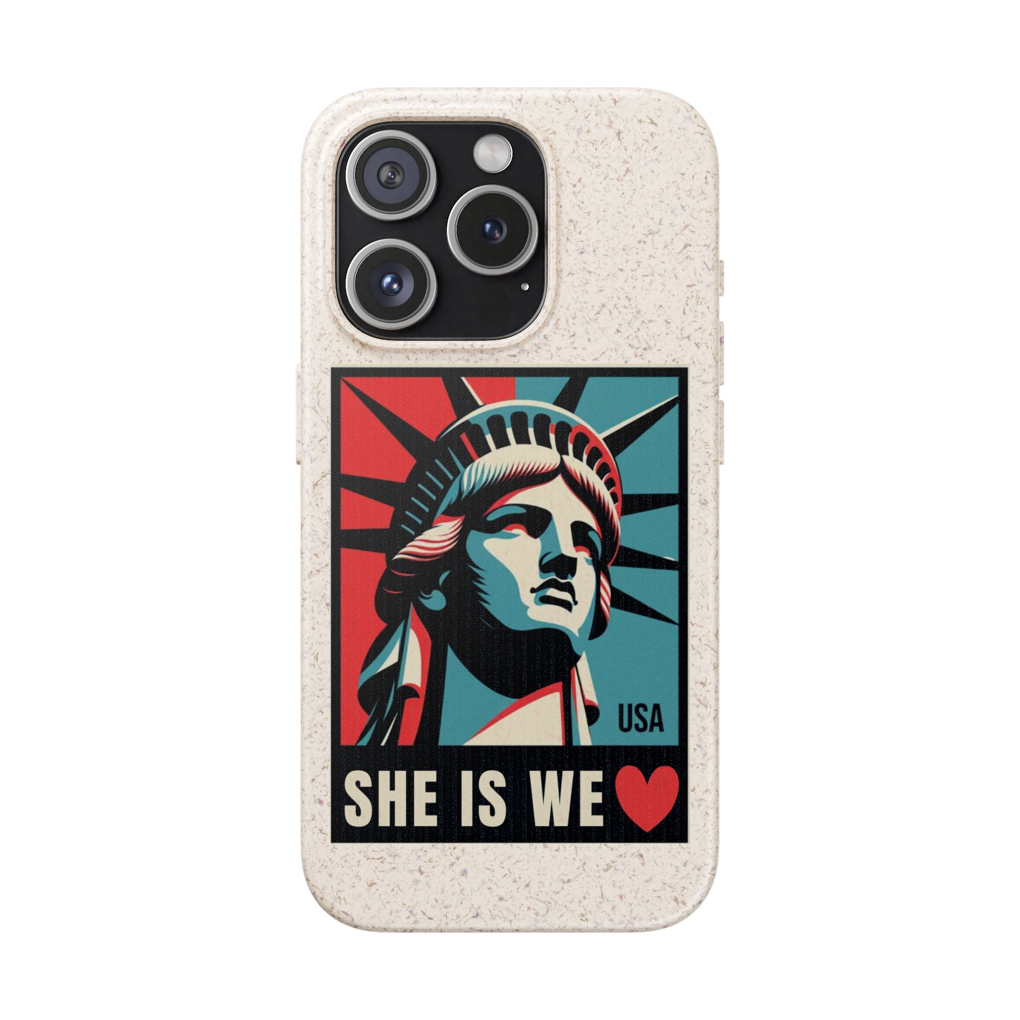 She Is We Statue of Liberty phone case | Biodegradable Diversity iPhone Case