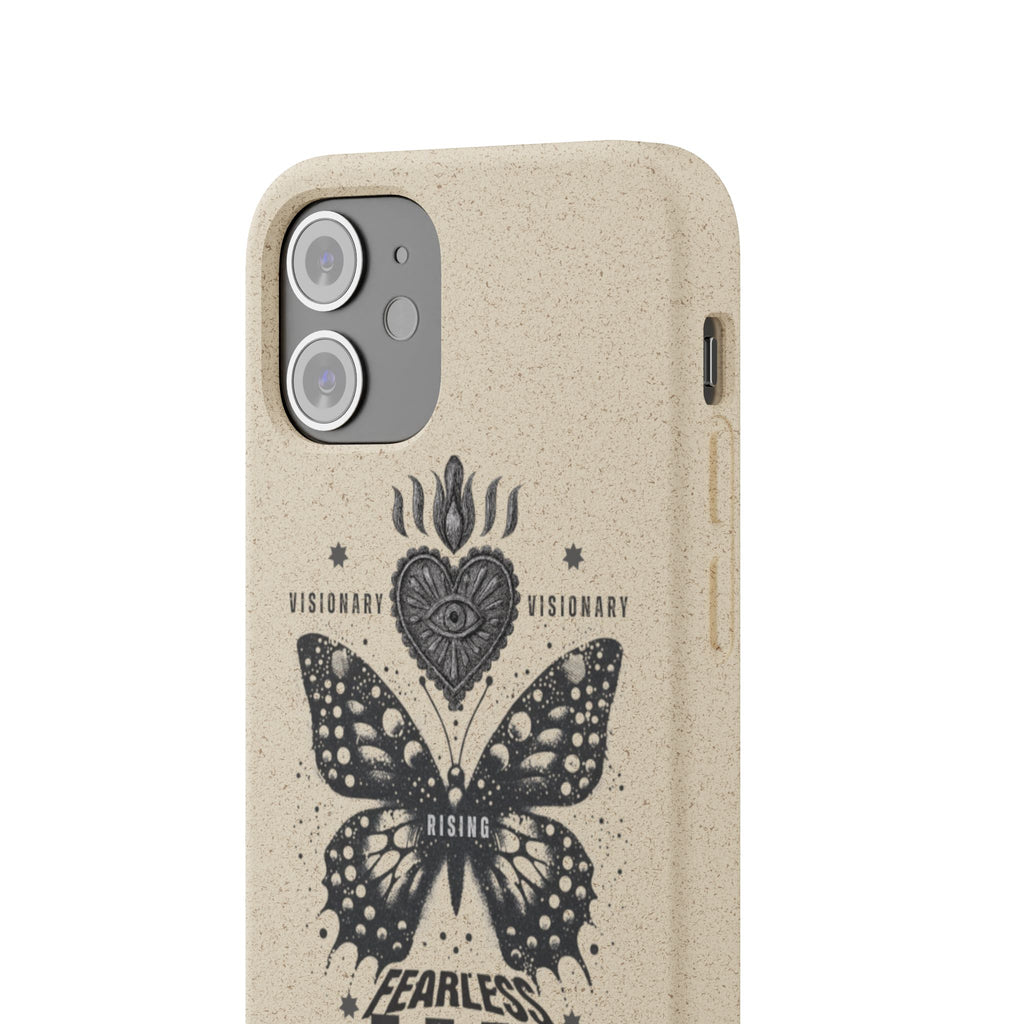 Fearless FEM butterfly phone case | biodegradable eco iPhone case