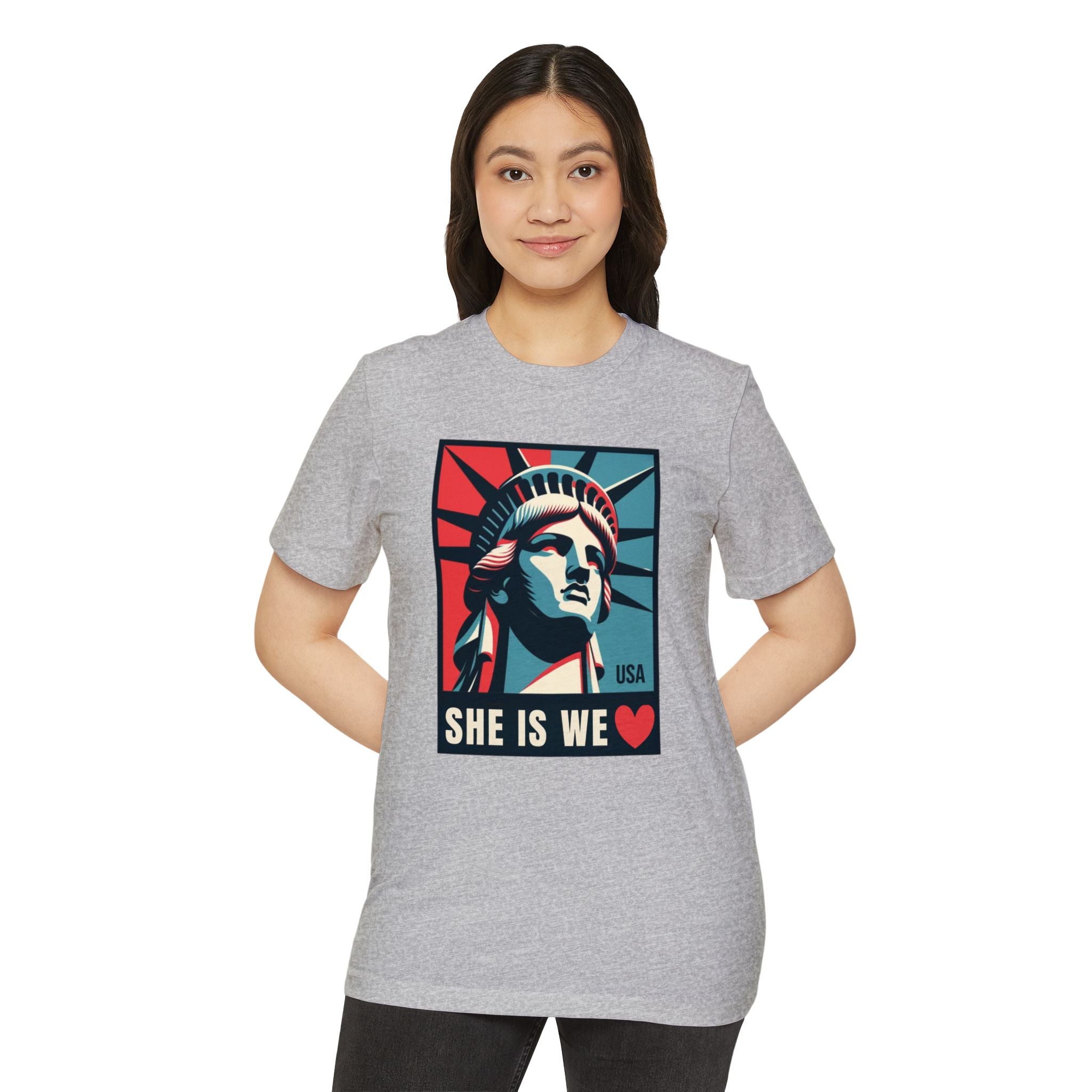 Liberty Feminist Tee | Bold & Proud Statement Shirt | USA Patriotism with Sass