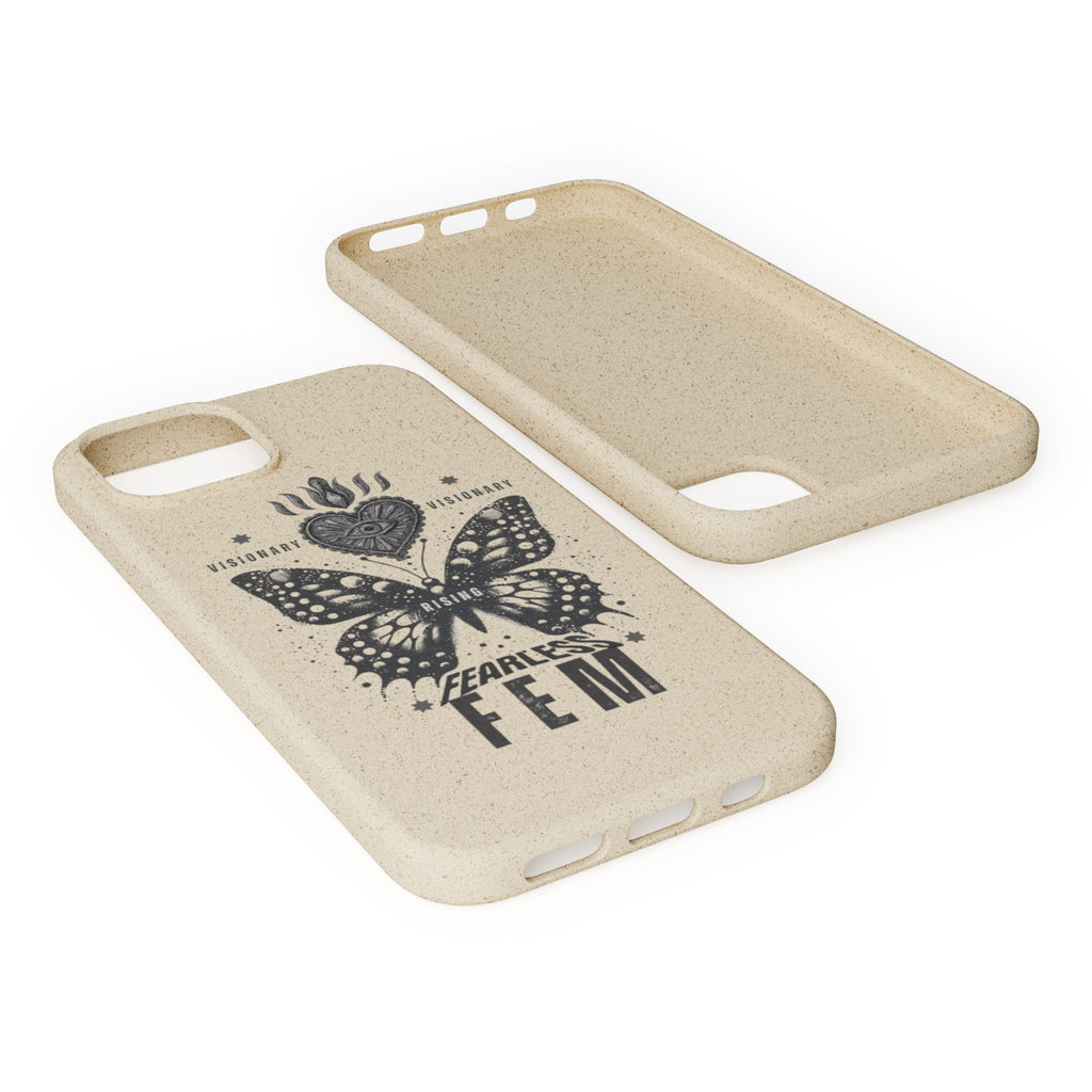 Fearless FEM butterfly phone case | biodegradable eco iPhone case