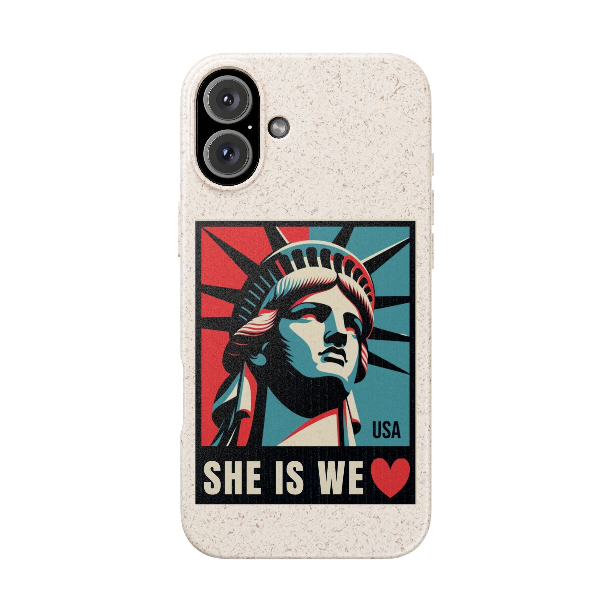 She Is We Statue of Liberty phone case | Biodegradable Diversity iPhone Case