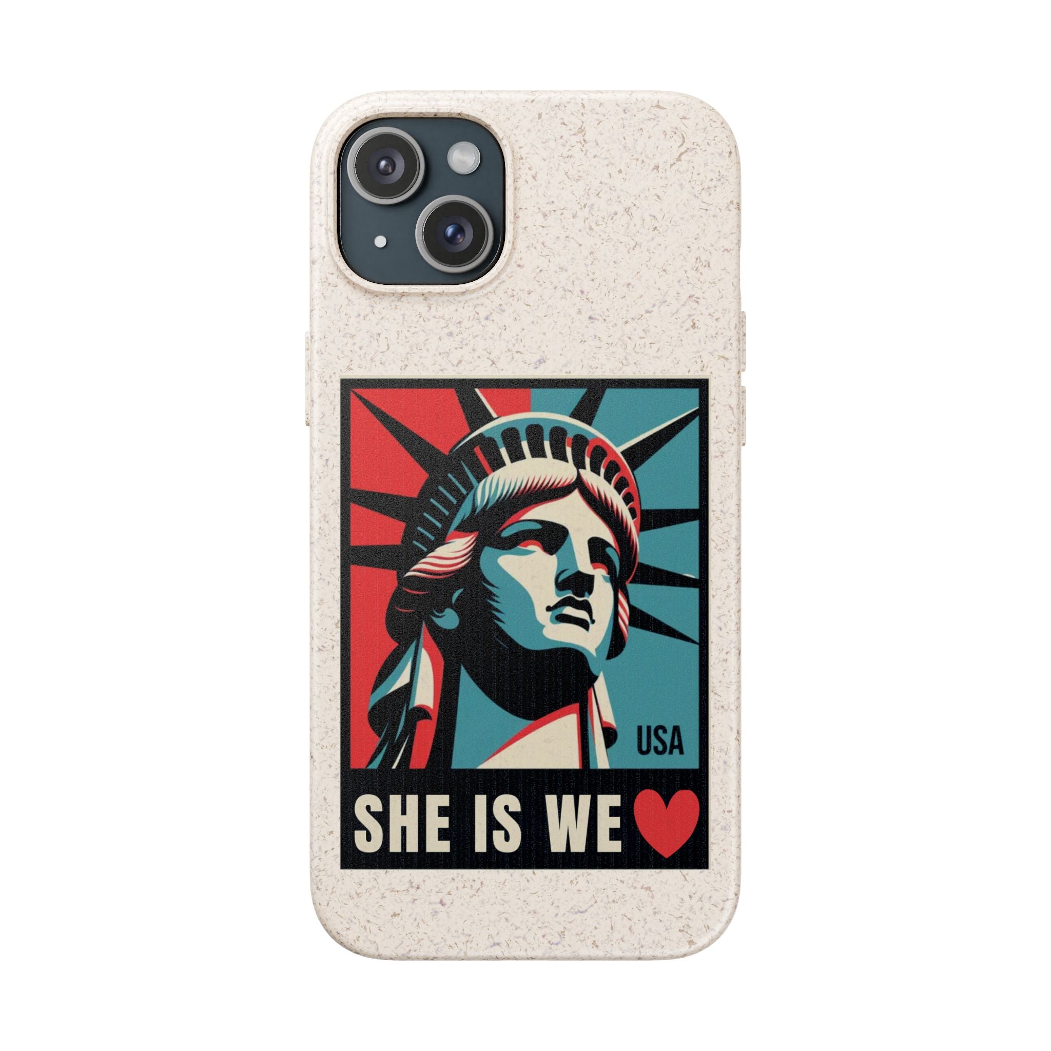 She Is We Statue of Liberty phone case | Biodegradable Diversity iPhone Case