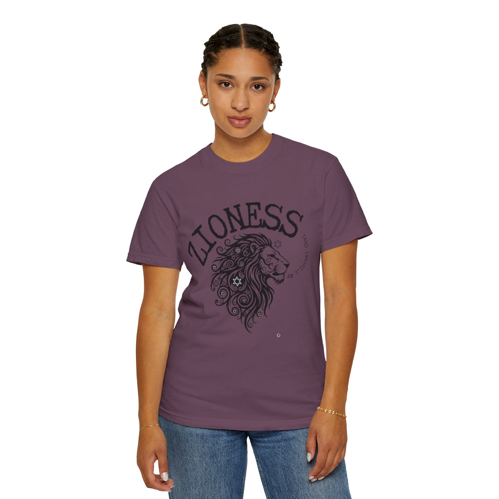 Lioness Zionist T-Shirt for Loud & Proud Jewish Goddesses