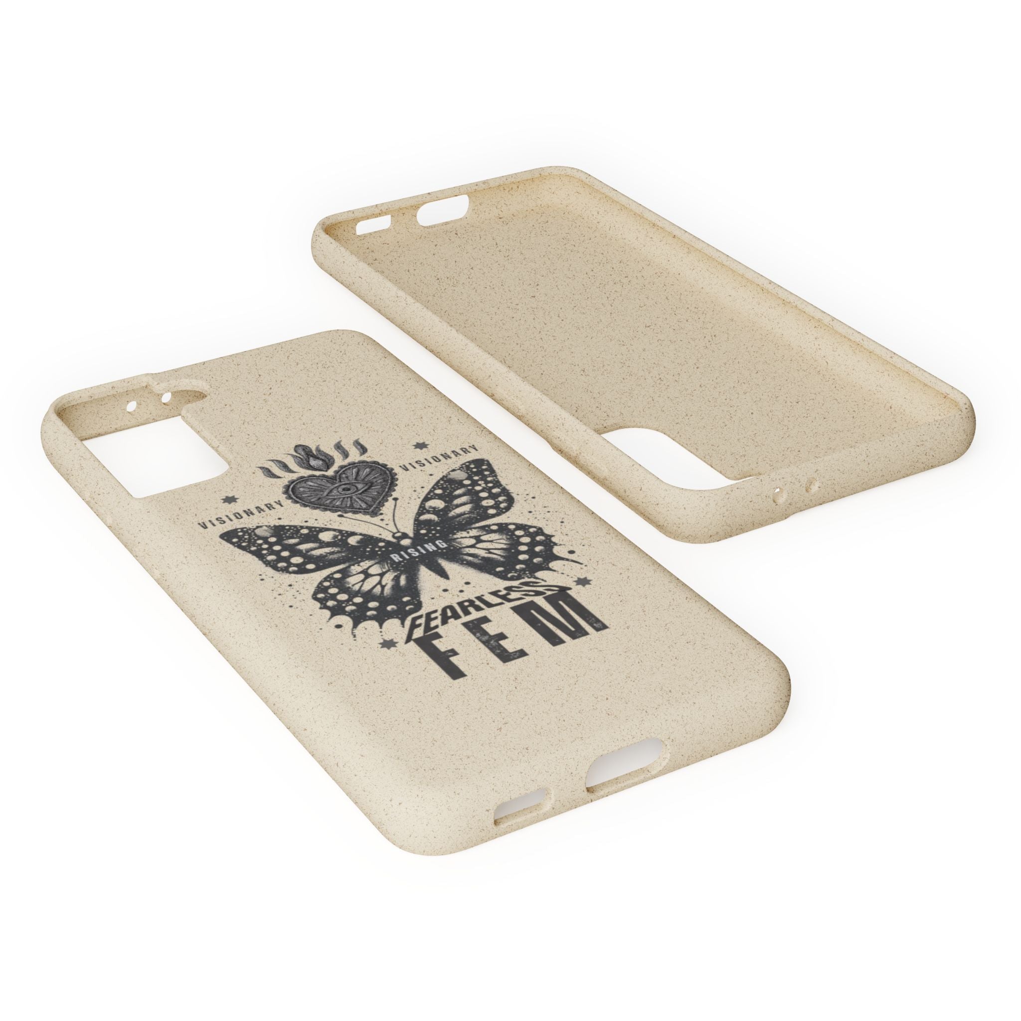 Fearless FEM butterfly phone case | biodegradable eco iPhone case