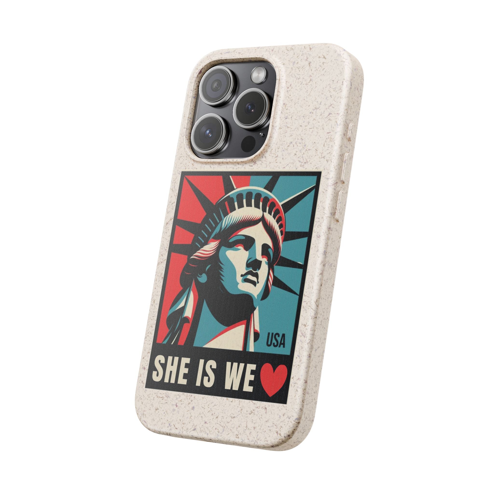 She Is We Statue of Liberty phone case | Biodegradable Diversity iPhone Case
