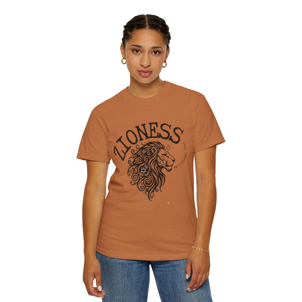 Lioness Zionist T-Shirt for Loud & Proud Jewish Goddesses
