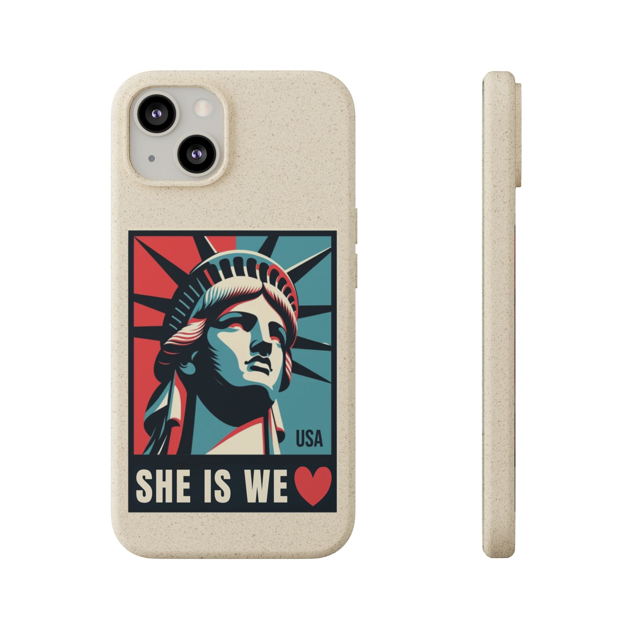 She Is We Statue of Liberty phone case | Biodegradable Diversity iPhone Case