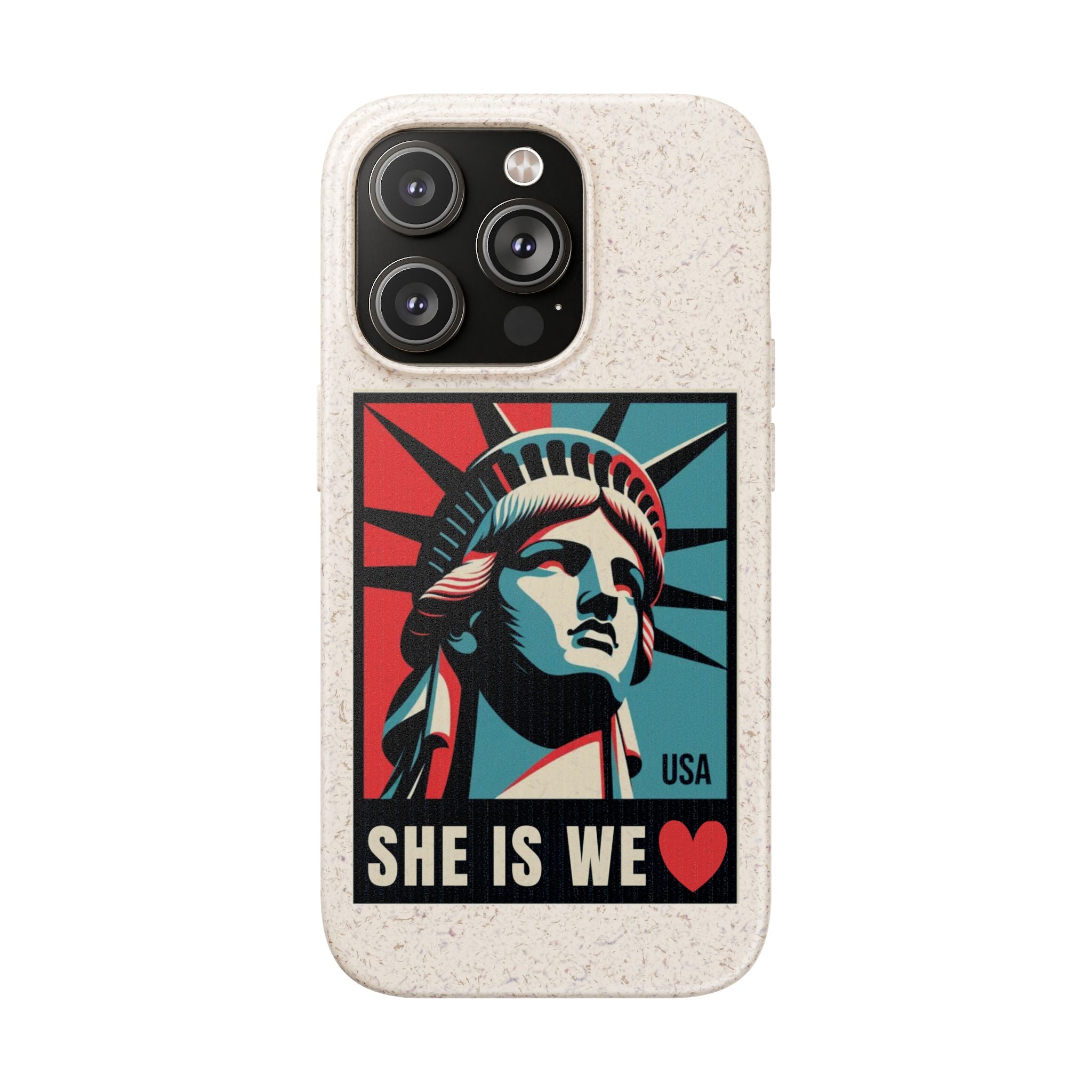 She Is We Statue of Liberty phone case | Biodegradable Diversity iPhone Case
