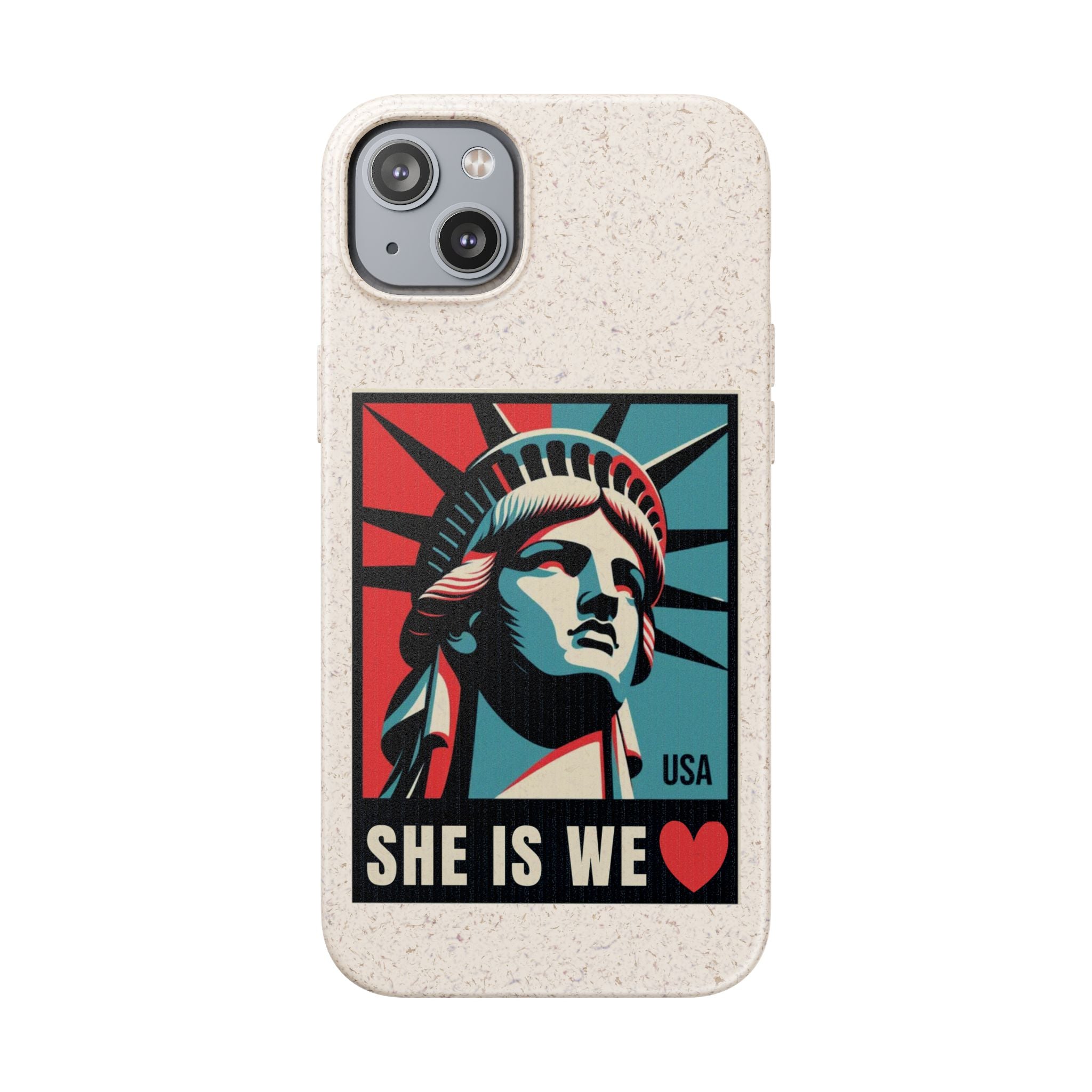 She Is We Statue of Liberty phone case | Biodegradable Diversity iPhone Case