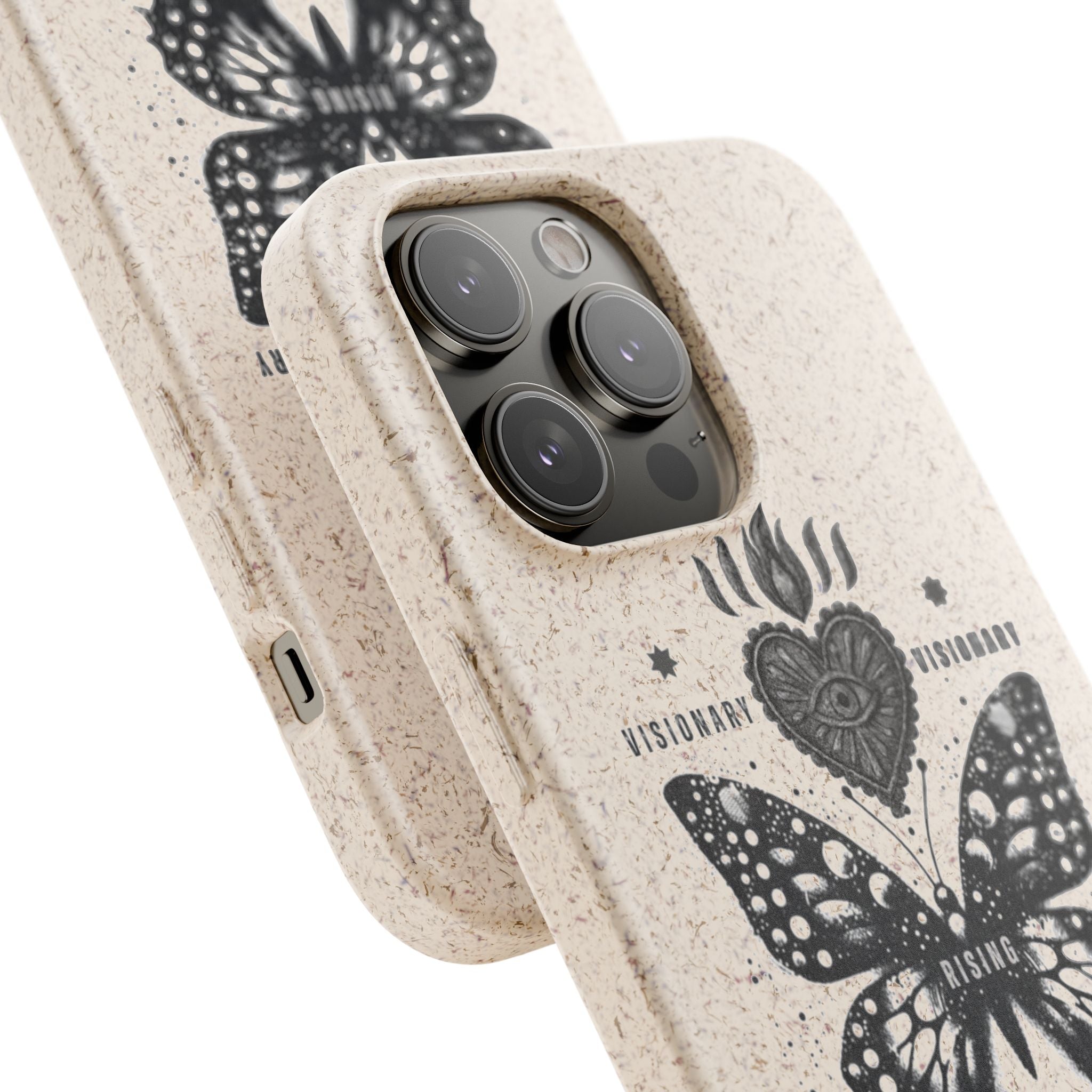 Fearless FEM butterfly phone case | biodegradable eco iPhone case