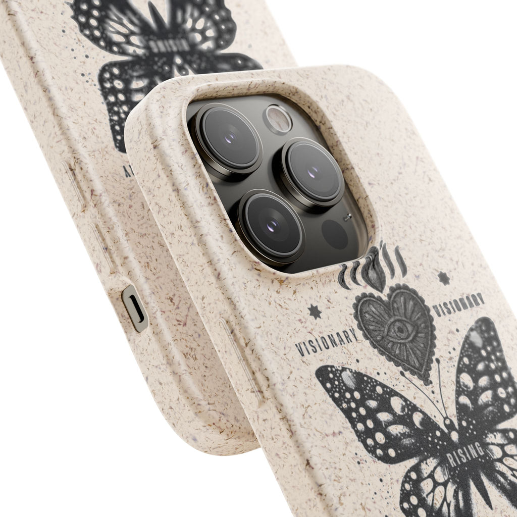 Fearless FEM butterfly phone case | biodegradable eco iPhone case