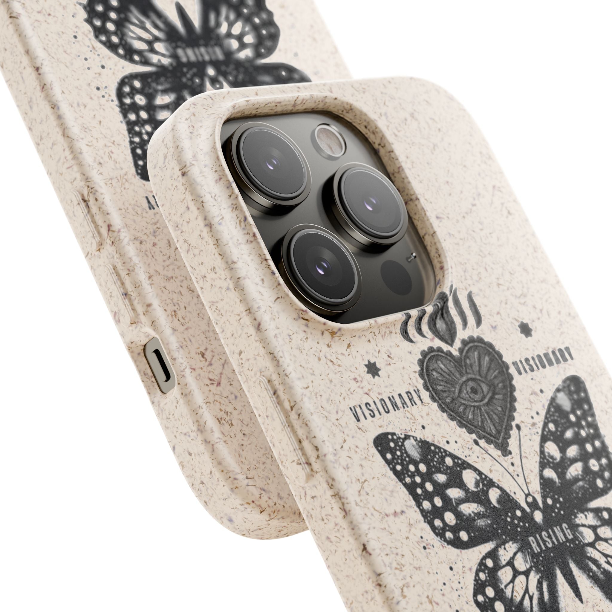 Fearless FEM butterfly phone case | biodegradable eco iPhone case
