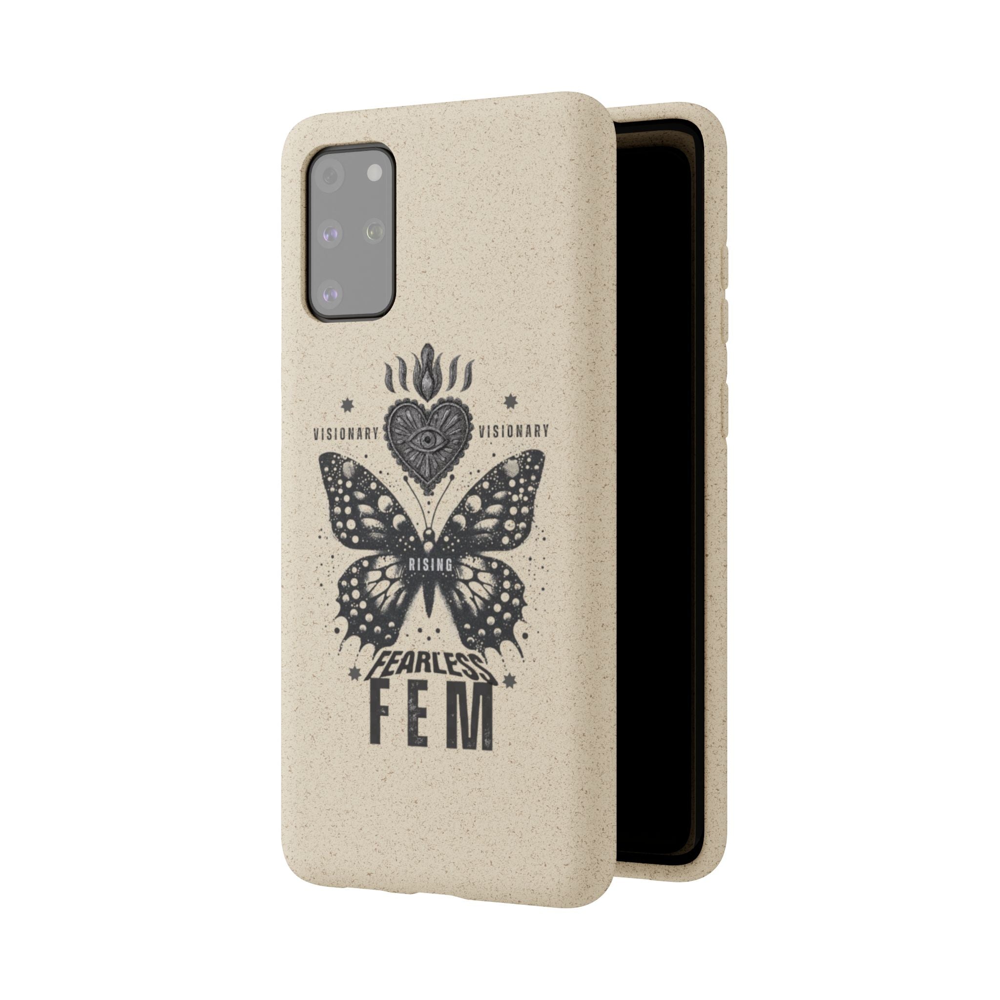 Fearless FEM butterfly phone case | biodegradable eco iPhone case