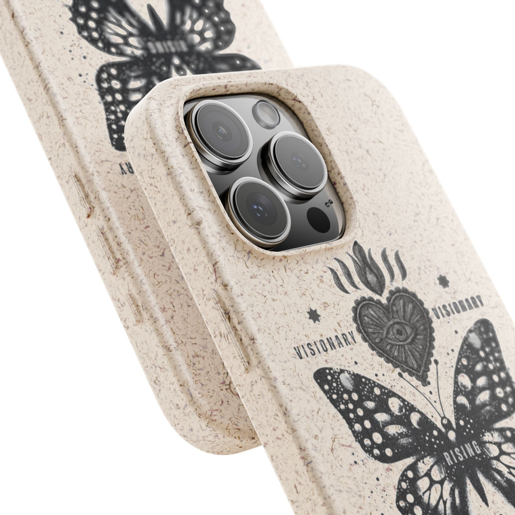 Fearless FEM butterfly phone case | biodegradable eco iPhone case