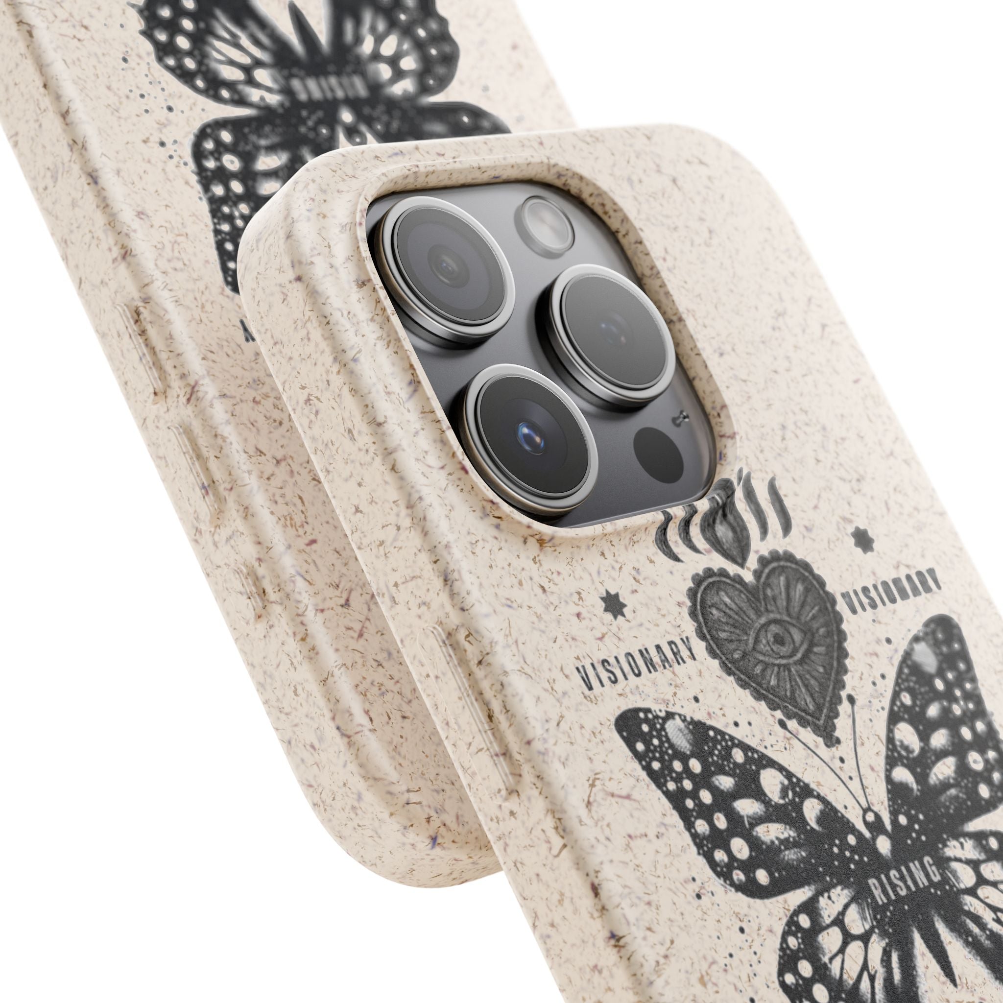 Fearless FEM butterfly phone case | biodegradable eco iPhone case