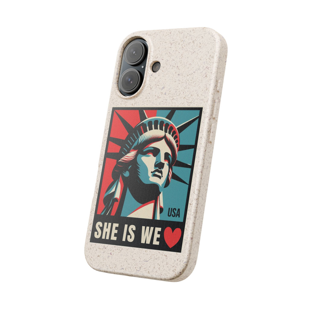 She Is We Statue of Liberty phone case | Biodegradable Diversity iPhone Case