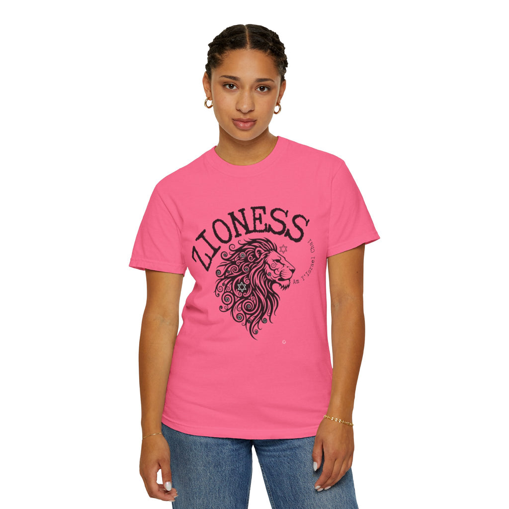 Lioness Zionist T-Shirt for Loud & Proud Jewish Goddesses