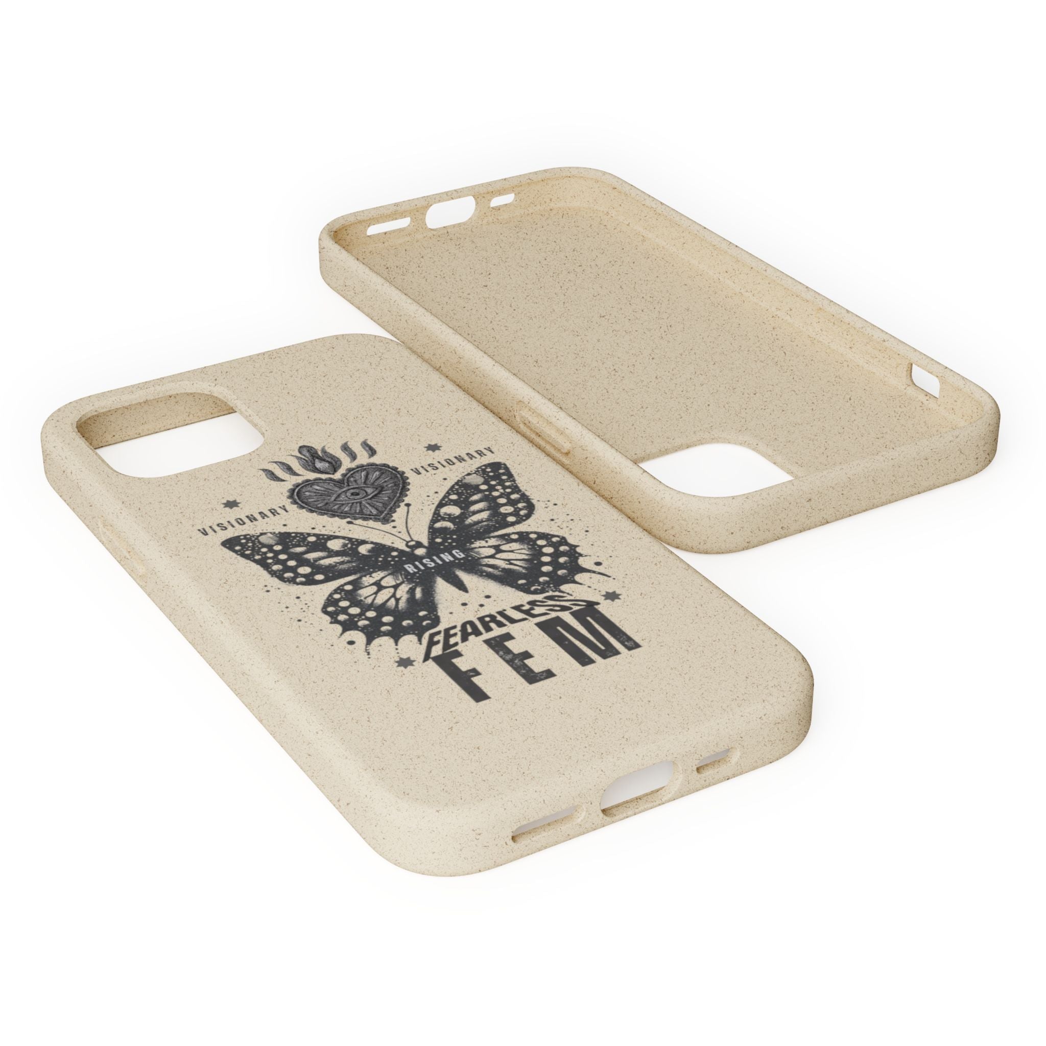 Fearless FEM butterfly phone case | biodegradable eco iPhone case