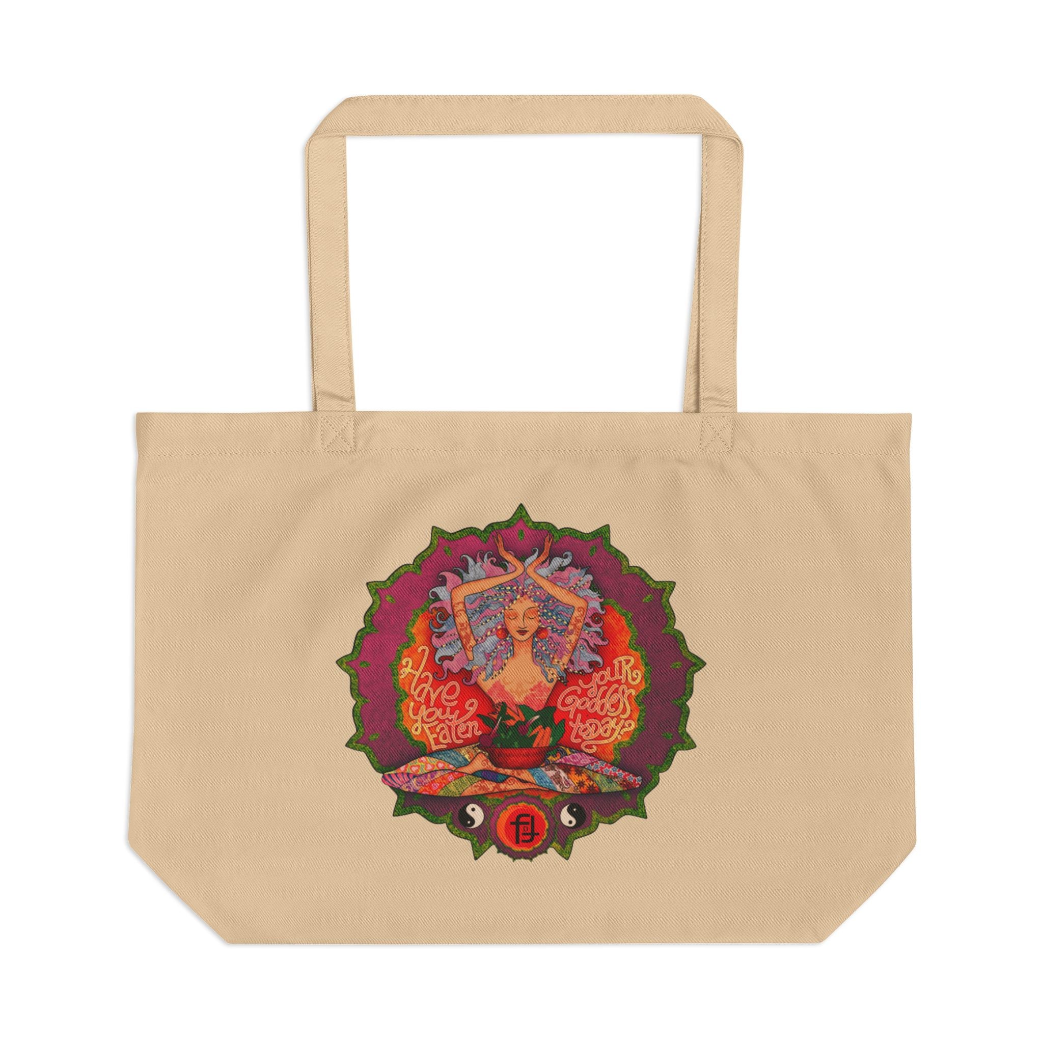 Goddess Mandala Tote | Eco Canvas Large Tote