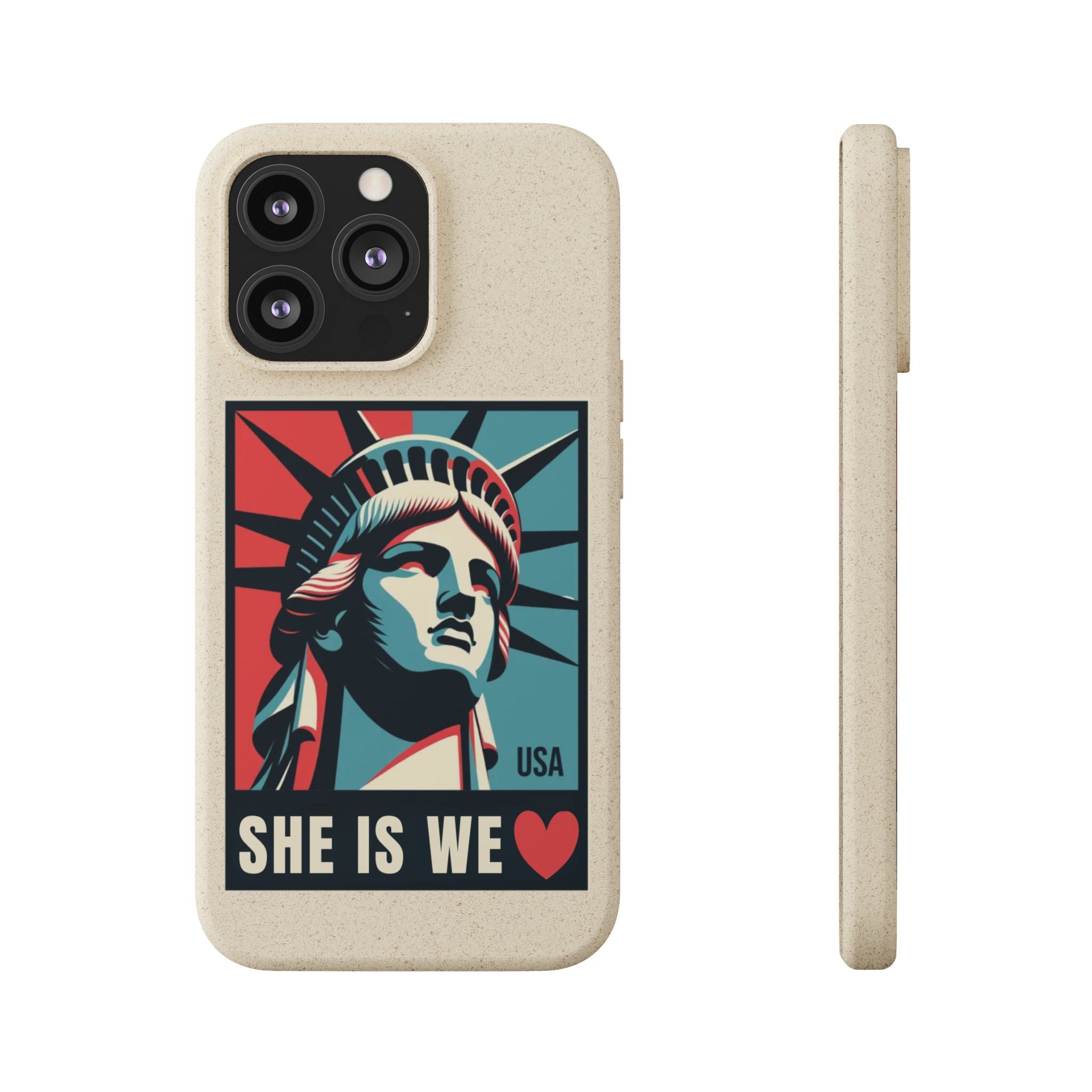 She Is We Statue of Liberty phone case | Biodegradable Diversity iPhone Case