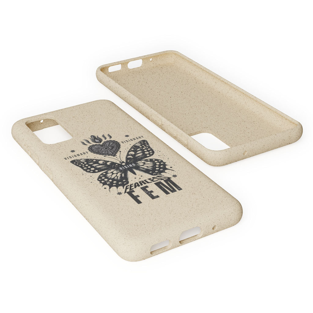 Fearless FEM butterfly phone case | biodegradable eco iPhone case