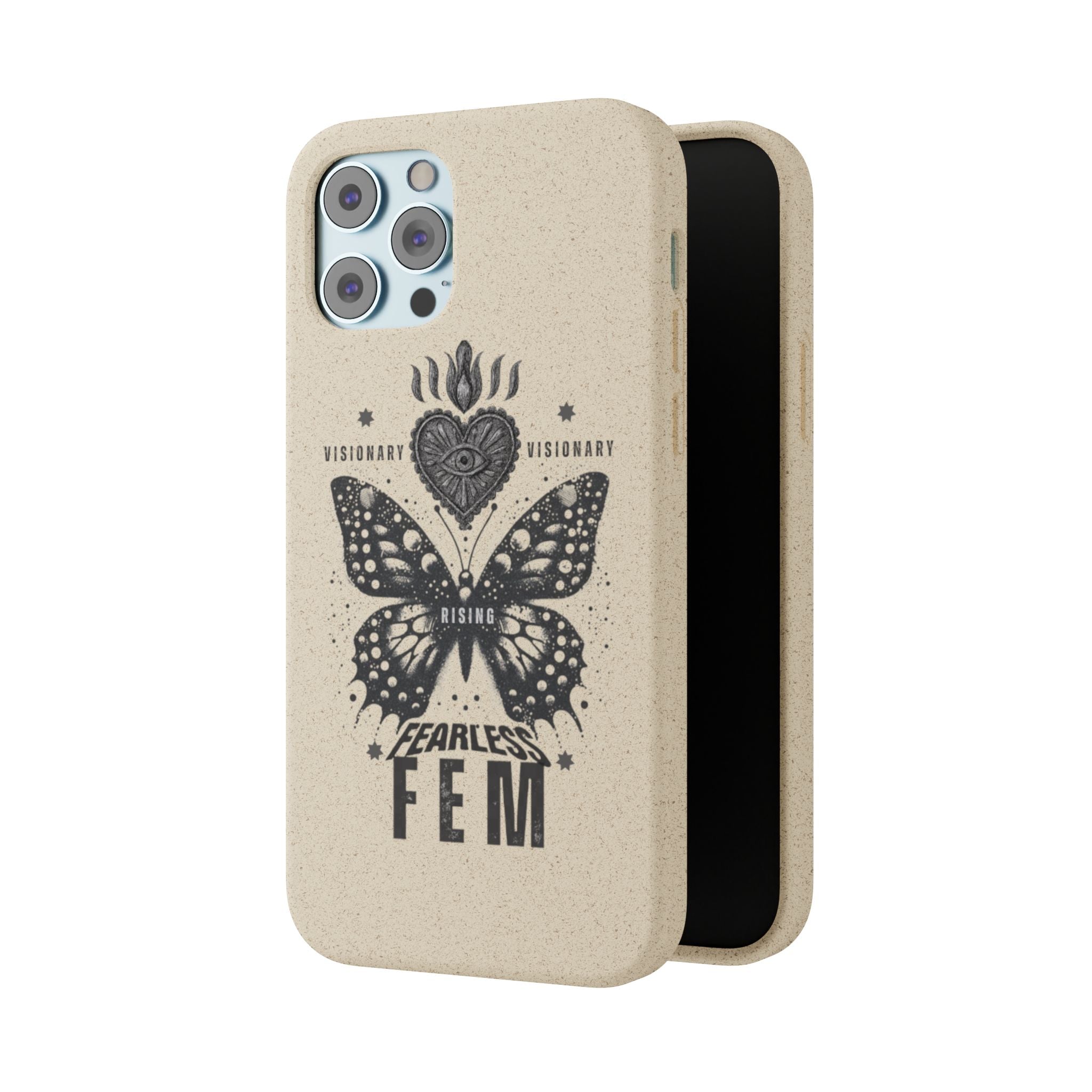 Fearless FEM butterfly phone case | biodegradable eco iPhone case