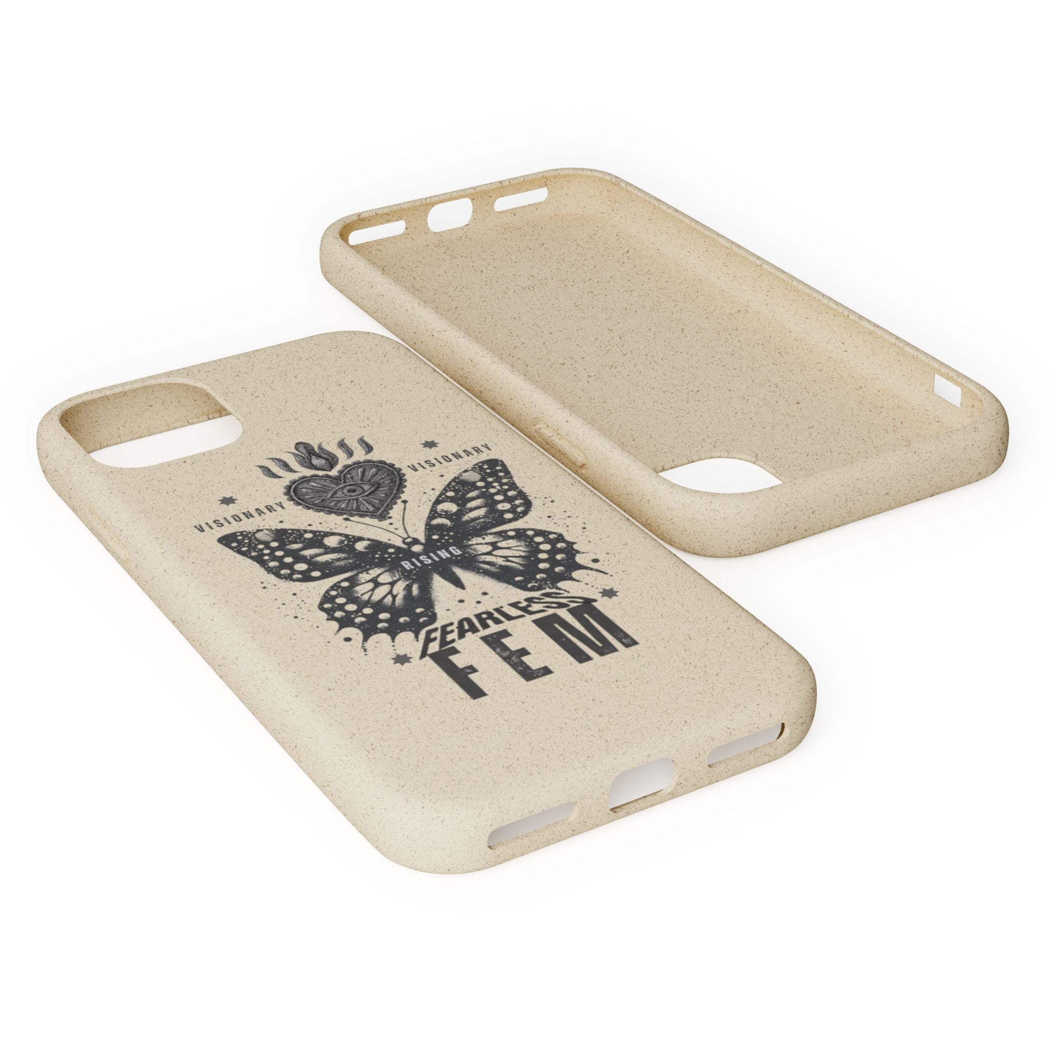 Fearless FEM butterfly phone case | biodegradable eco iPhone case