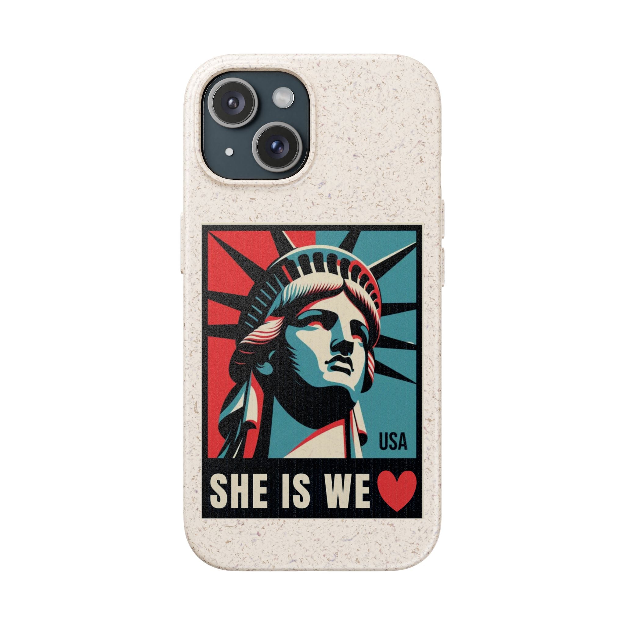 She Is We Statue of Liberty phone case | Biodegradable Diversity iPhone Case