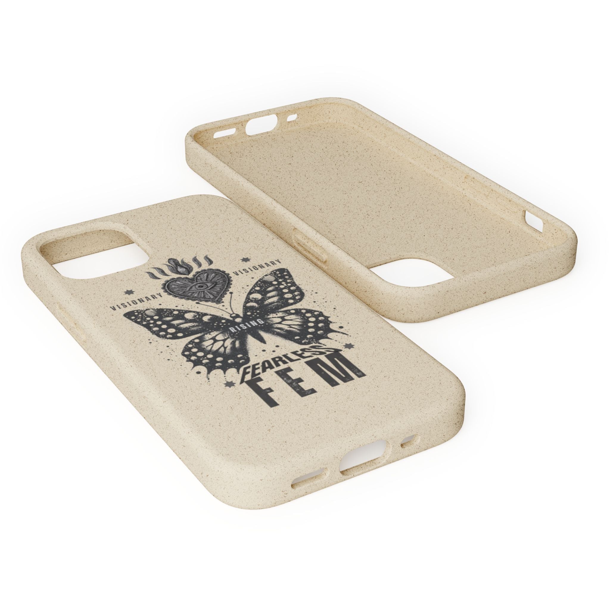 Fearless FEM butterfly phone case | biodegradable eco iPhone case