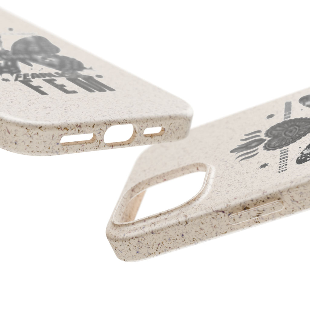 Fearless FEM butterfly phone case | biodegradable eco iPhone case