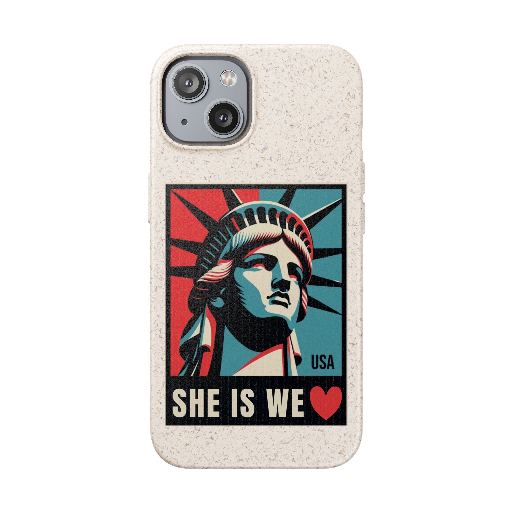 She Is We Statue of Liberty phone case | Biodegradable Diversity iPhone Case