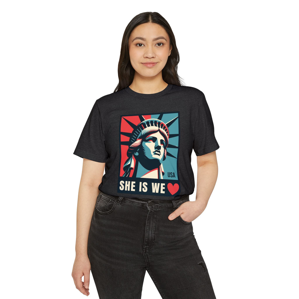 Liberty Feminist Tee | Bold & Proud Statement Shirt | USA Patriotism with Sass