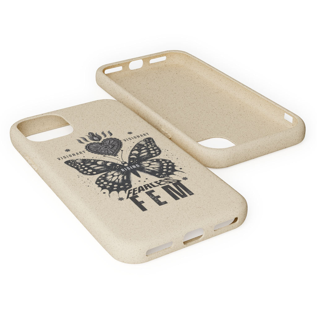 Fearless FEM butterfly phone case | biodegradable eco iPhone case