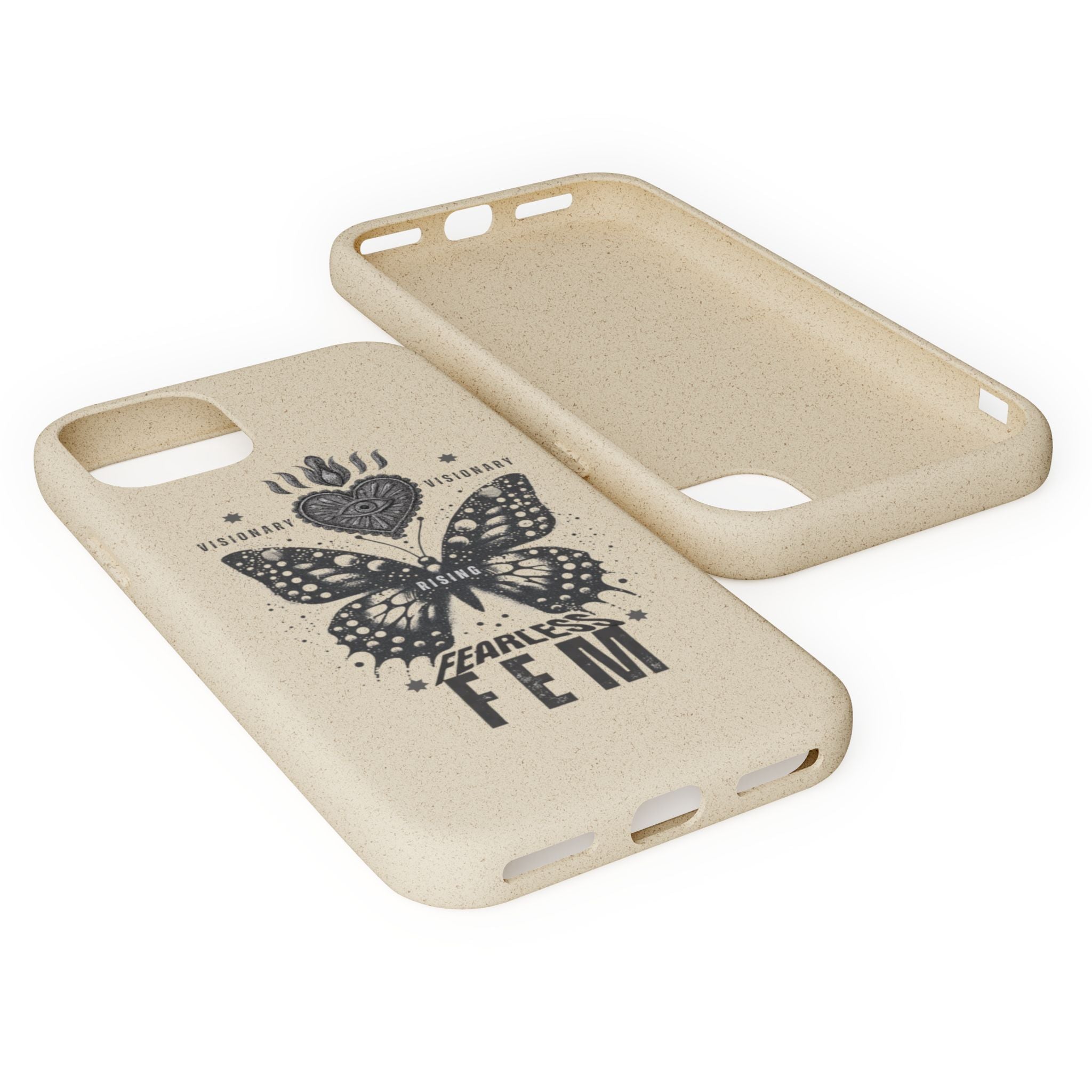 Fearless FEM butterfly phone case | biodegradable eco iPhone case